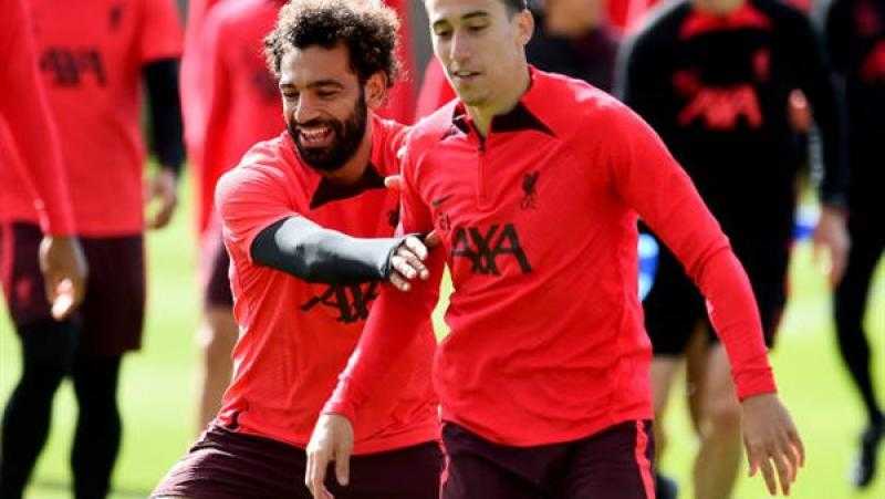 محمد صلاح يعود لتدريبات ليفربول استعدادًا لمواجهة برايتون.. صور