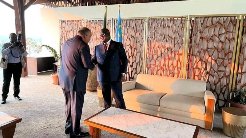 وزير الخارجية يلتقي رئيس جمهورية الكونغو الديمقراطية خلال زيارته إلى كينشاسا