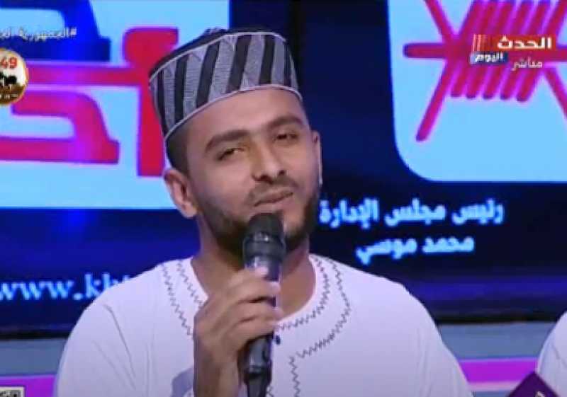 المنشد محمد سند: أسست فرقة إنشاد مداحين المصطفى 2019.. وتعلمت الإنشاد بالسماع