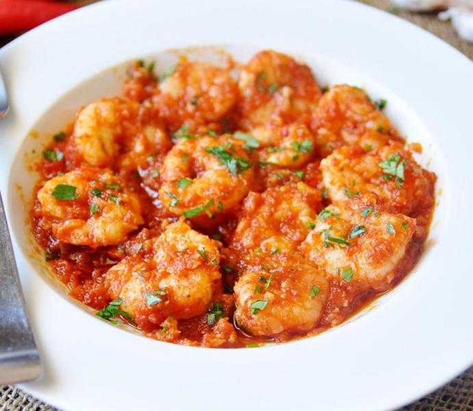 طريقة تحضير الروبيان بالصوص
