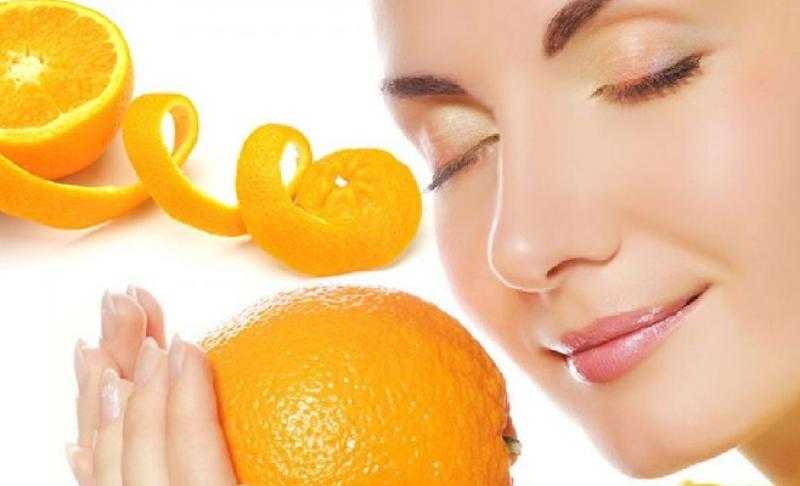 تفتيح البشرة بقشور البرتقال