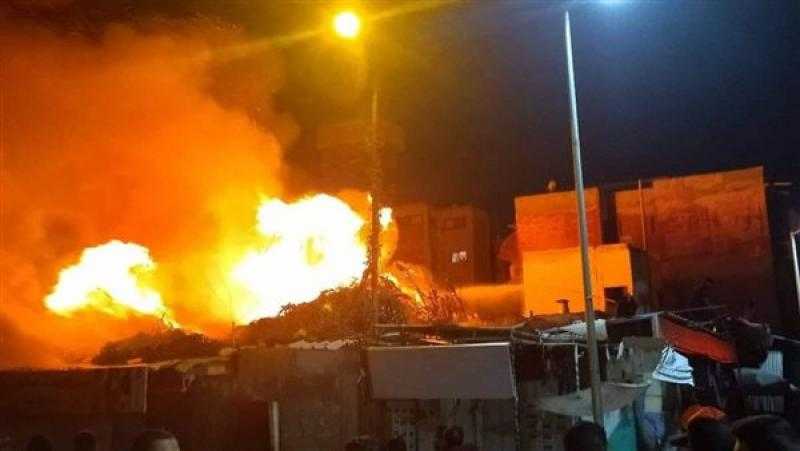 السيطرة على حريق بجوار سوق بورفؤاد الحضاري في بورسعيد