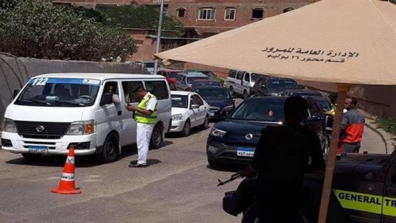 انتشار مروري بالشوارع لتسيير حركة السيارات
