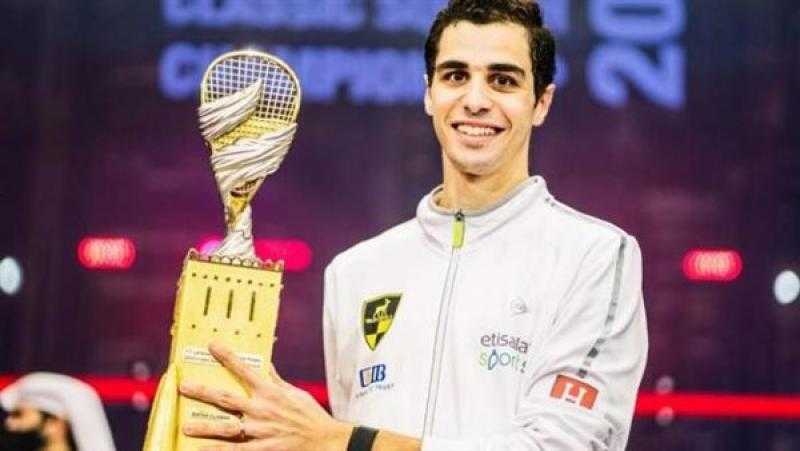 علي فرج يواصل تصدر التصنيف العالمي للإسكواش