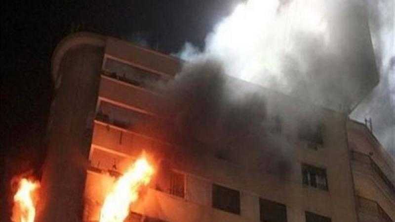 إصابة طفلة وشقيقتها إثر حريق شقة سكنية في أكتوبر