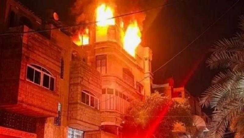 التحقيق في إصابة طفلتين إثر حريق شقة سكنية بأكتوبر