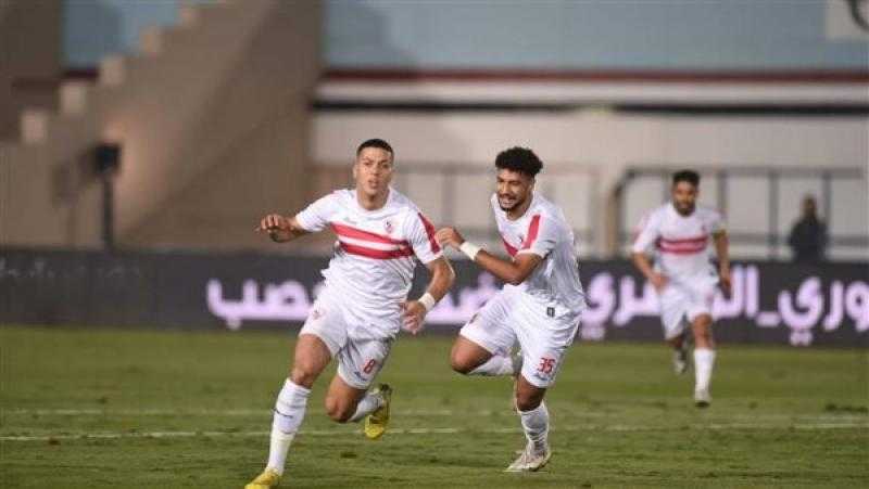 الزمالك يسجل الهدف الأول على حرس الحدود في أول 15 دقيقة