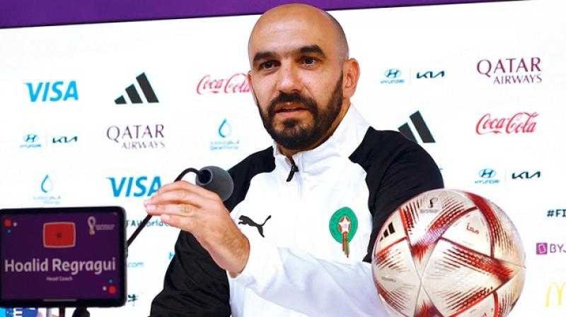 الركراكي يشكر نجوم المغرب على ما قدموه في مونديال قطر
