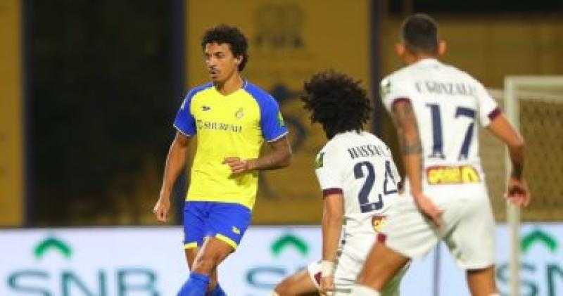 النصر يتقدم بهدف أمام العدالة في شوط مثير بكأس خادم الحرمين