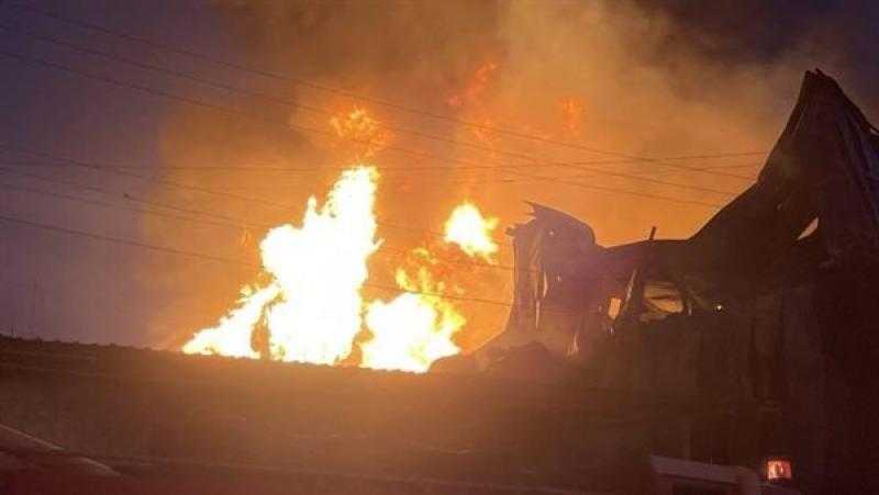 حريق أسفل أحد الكباري بمدينة نصر.. والحماية المدنية تحاول إخماده