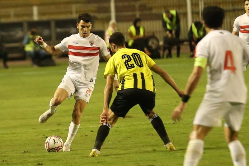 معتمد جمال يكشف كواليس حديثه مع مدرب المقاولون قبل مباراة الزمالك