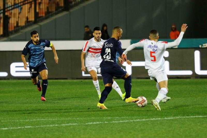 الزمالك يتقدم على بيراميدز بهدف نظيف بالشوط الأول