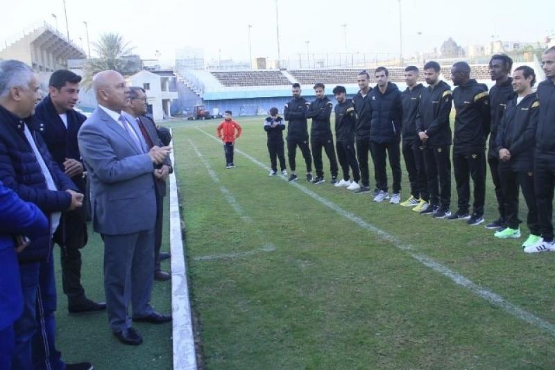 وزير النقل يلتقي لاعبي السكة الحديد قبل مواجهة زد في قمة مجموعة القاهرة بالممتاز ب