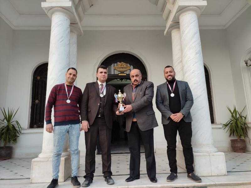 فريق تنس الطاولة بالجيزة يفوز بدوري المصالح الحكومية