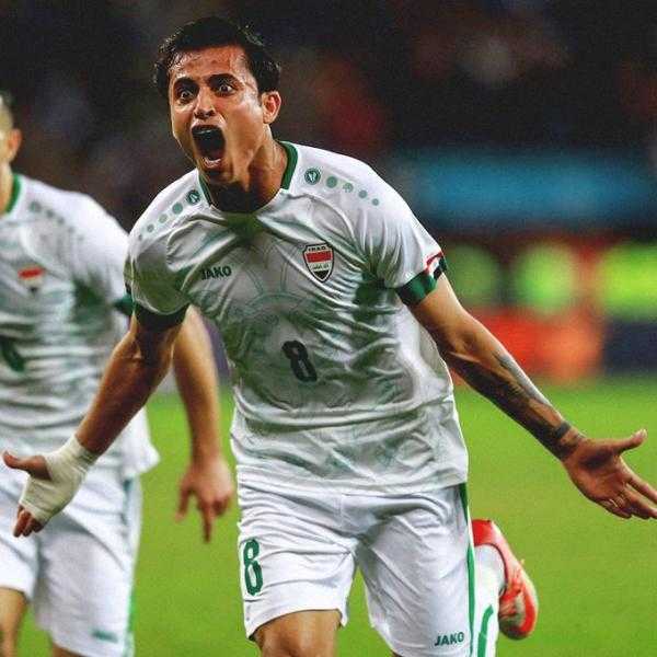 العراقي إبراهيم بايش أفضل لاعب في خليجي 25
