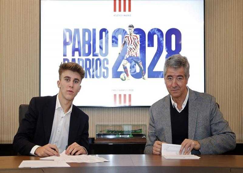أتلتيكو مدريد يجدد عقد باريوس حتى عام 2028