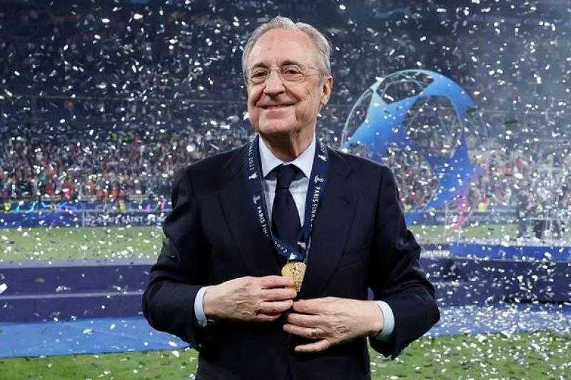 بيريز يصل المغرب لحضور مباراة الأهلي وريال مدريد