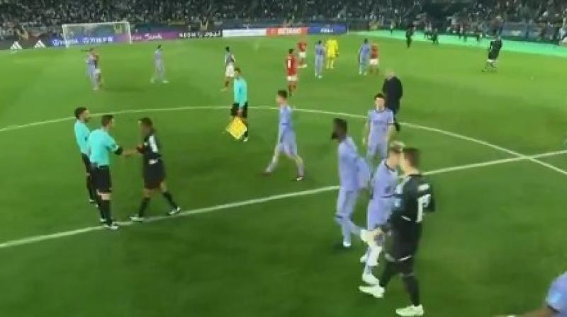 اريباس يضيف الهدف الرابع لريال مدريد فى مرمى الأهلى