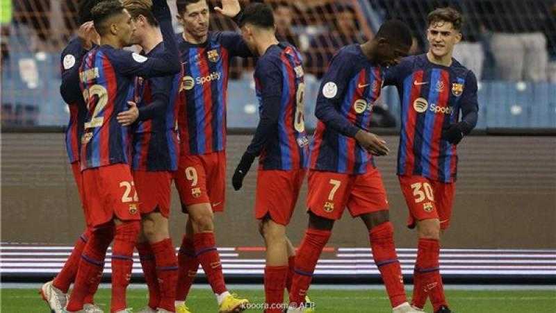 جدول ترتيب الدوري الإسباني قبل مواجهة برشلونة وفياريال