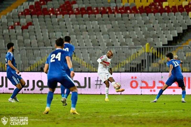 الزمالك يتفوق على سموحة بثلاثية في الشوط الأول