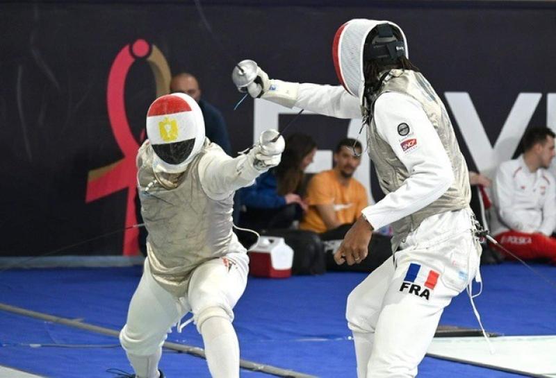 أبو القاسم يحقق المركز السادس بكأس العالم لسلاح الشيش