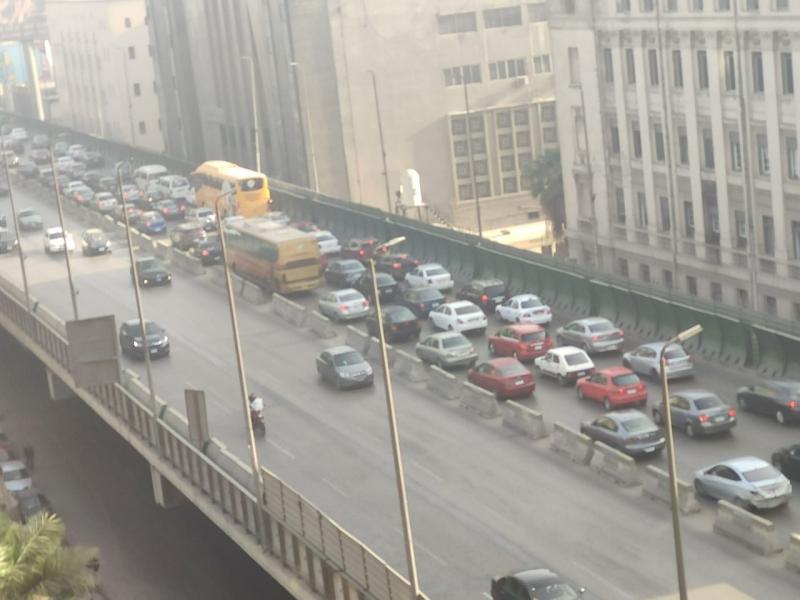 كثافات بكورنيش النيل وحادث تصادم بمصر الجديدة