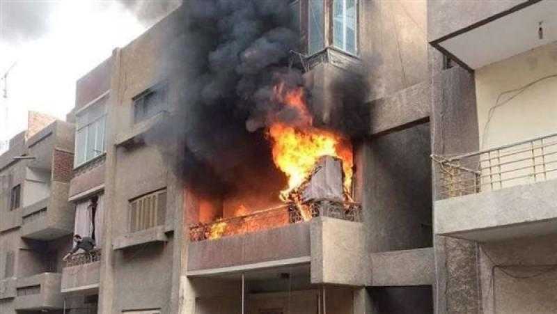 مصرع طفلة وإصابة 4 أشخاص في حريق داخل شقة بفيصل
