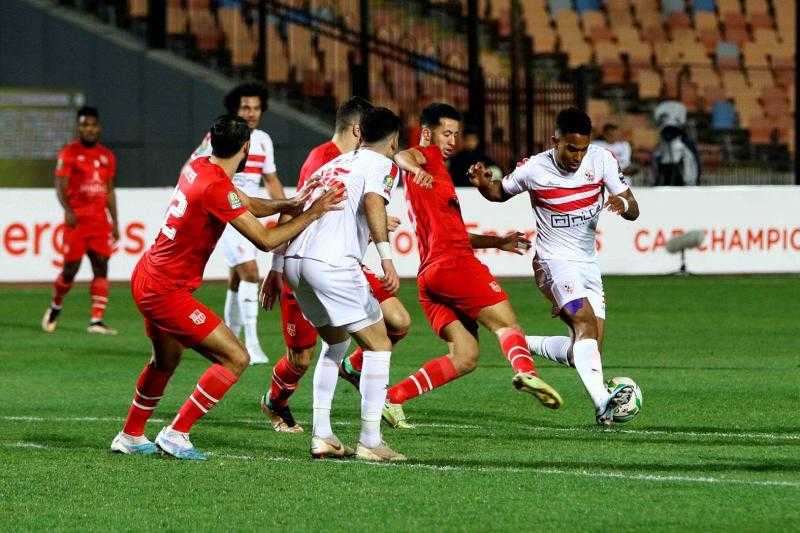 شباب بلوزداد يسجل الهدف الأول في شباك الزمالك بأبطال إفريقيا