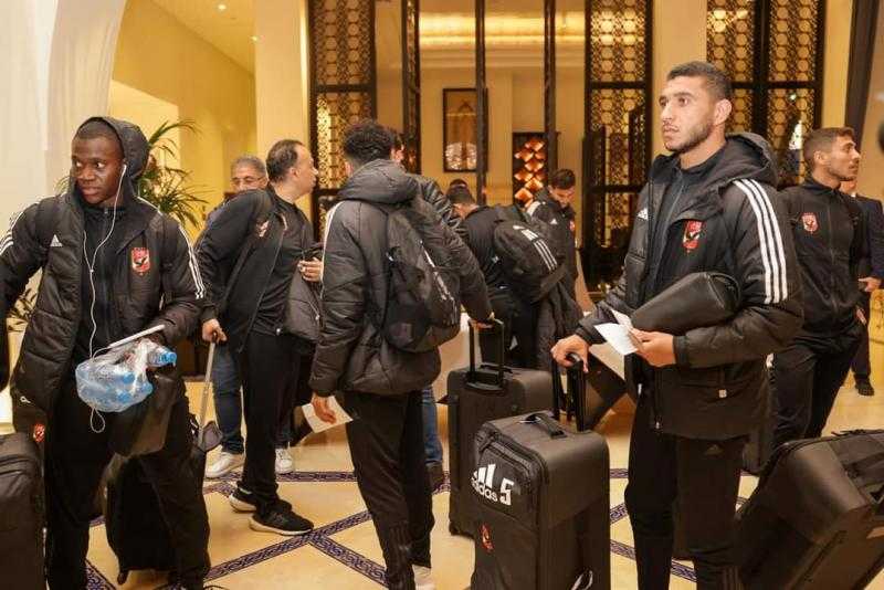 بعثة الأهلي تصل القاهرة بعد الفوز على القطن في دوري أبطال إفريقيا
