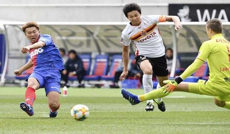 ناجويا جرامبوس يسقط في فخ التعادل بالدوري الياباني