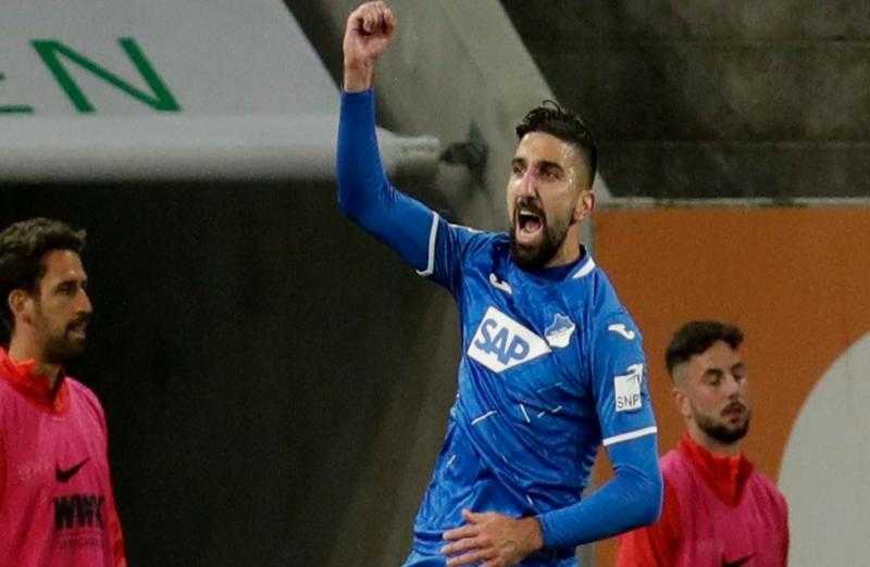 إيقاف دبور لاعب هوفنهايم الألماني ثلاث مباريات لتلقيه بطاقة حمراء