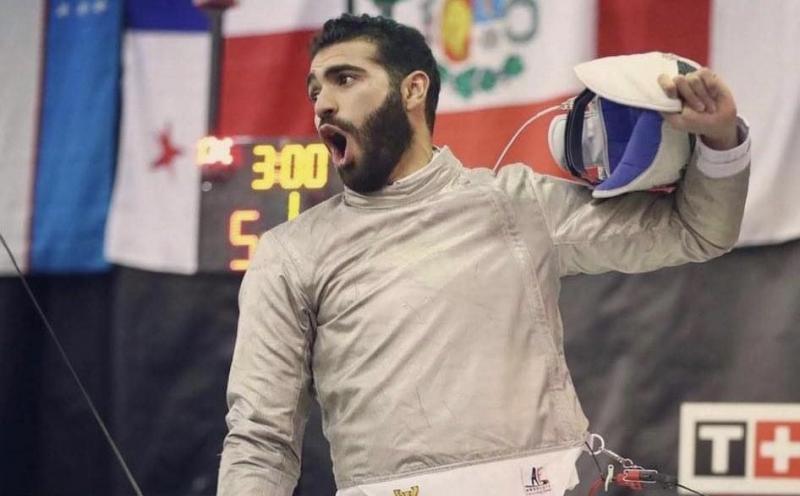 زياد السيسي يتأهل لربع نهائي كأس العالم لسلاح السيف بالمجر