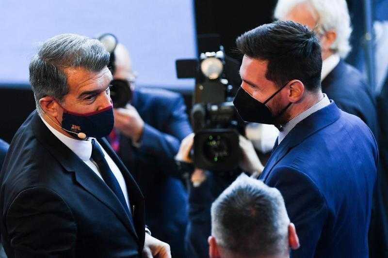 لابورتا يتخذ أول خطواته لإعادة ميسي لـ برشلونة