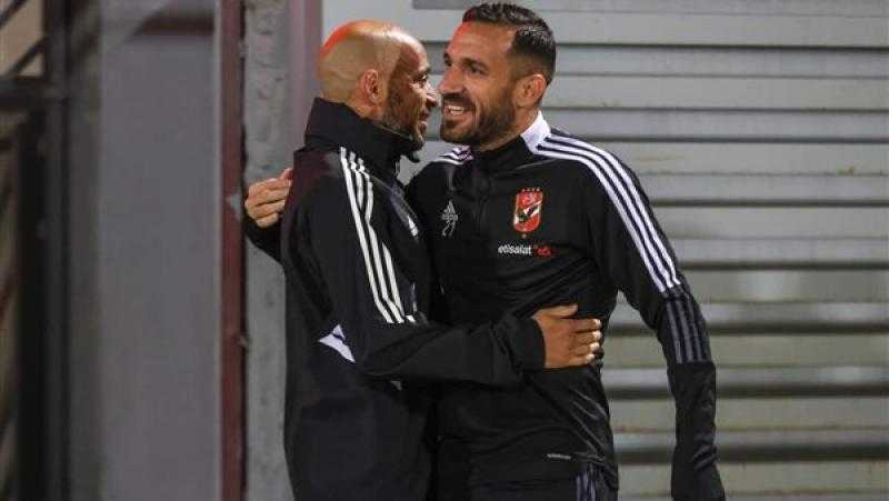 انتظام اللاعبين الدوليين في تدريبات الأهلي استعدادا لمواجهة الهلال السوداني