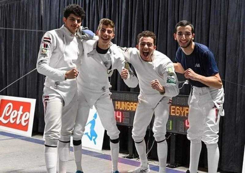 منتخب مصر لسلاح سيف المبارزة يتأهل لنصف نهائي بطولة العالم