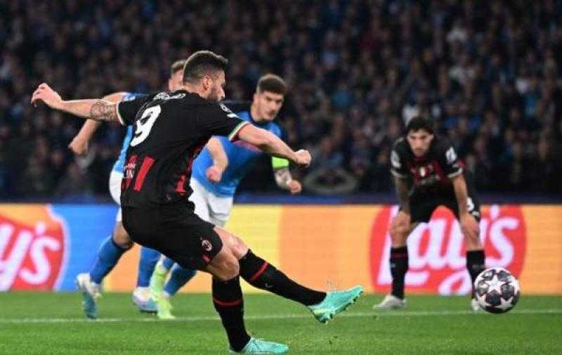 ميلان يتعادل مع نابولي ويتأهل لنصف نهائي دوري أبطال أوروبا