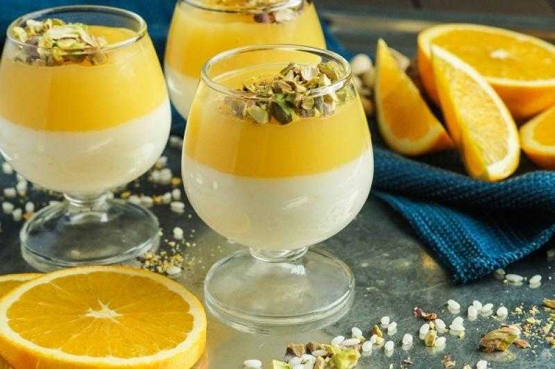 طريقة عمل المهلبية بالبرتقال