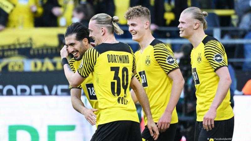 دورتموند يعود للانتصارات بسداسية في فولفسبورج بالدوري الألماني