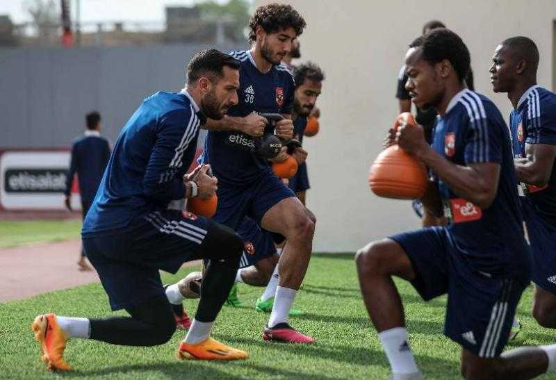 مباراة ودية في مران الأهلي بمشاركة عدد من الناشئين