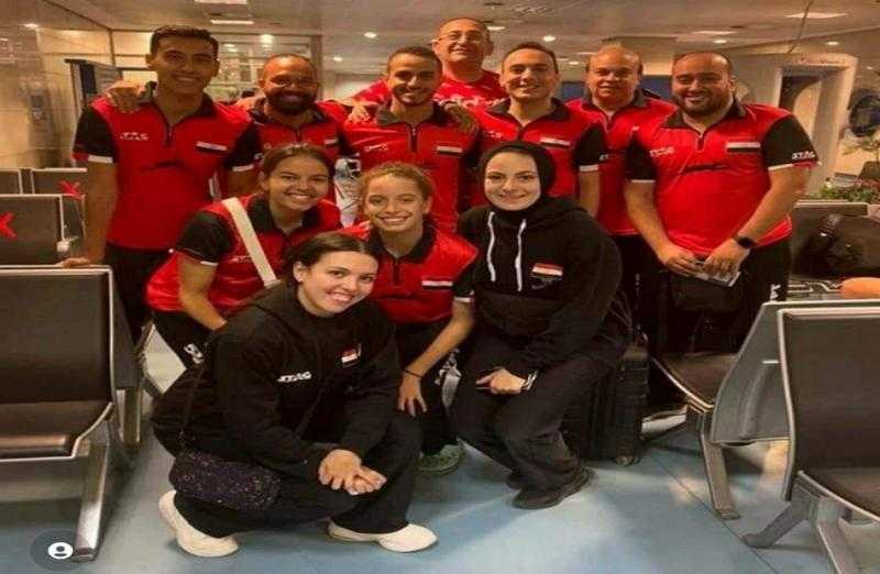 بعثة منتخب مصر لتنس الطاولة تطير إلى جنوب إفريقيا للمشاركة ببطولة العالم