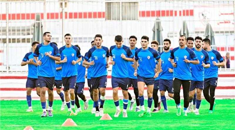 فقرة تأهيلية قوية على هامش مران الزمالك اليوم