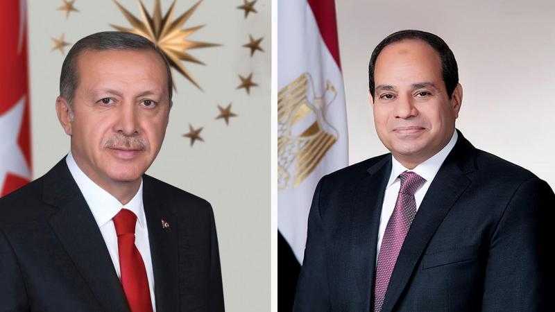 رئيس تركيا يزور مصر.. وقف إطلاق النار بغزة يتصدر المباحثات المصرية التركية بالقاهرة