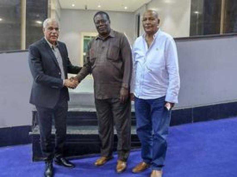 جمال علام يستقبل بعثة جنوب السودان