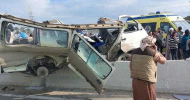إصابة 5 أشخاص فى تصادم بالغربية
