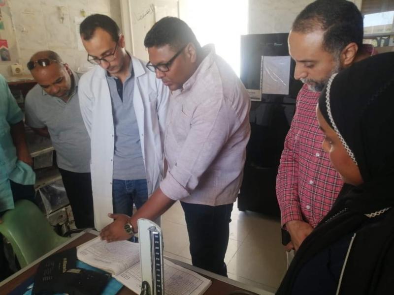 استمرار التفتيش على مستشفيات البحر الأحمر| صور