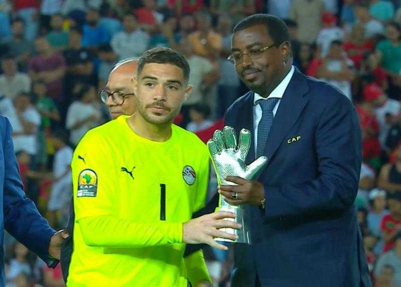 حمزة علاء يتوج بجائزة أفضل حارس مرمى في أمم إفريقيا تحت 23 عاما