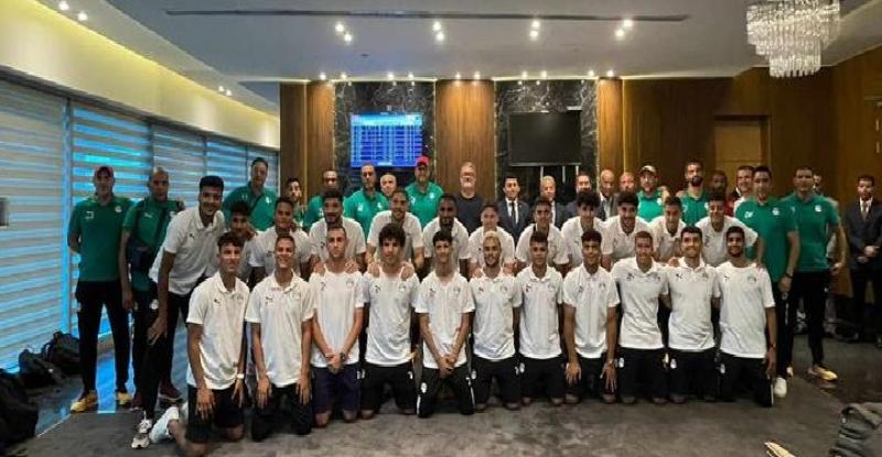وزير الرياضة يستقبل المنتخب الأولمبي لدى عودته من المغرب