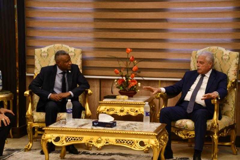 محافظ جنوب سيناء يستقبل وفد منظمة الأغذية والزراعة بالأمم المتحدة ”الفاو”