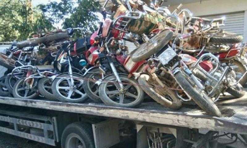 ضبط 308 دراجات نارية مخالفة خلال 24 ساعة