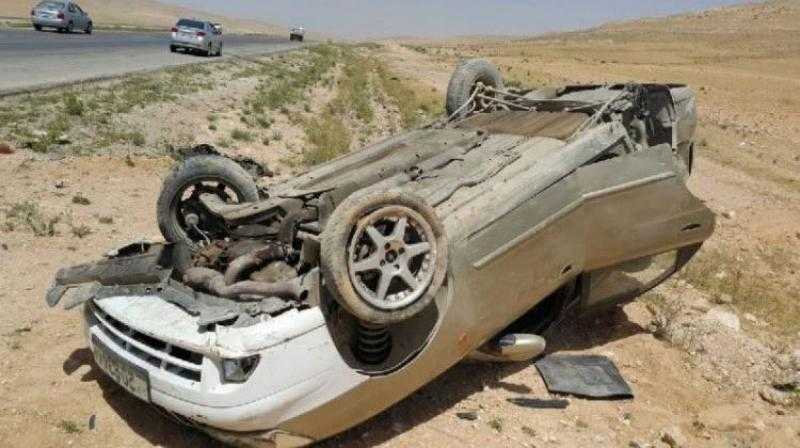 مصرع 3 وإصابة 9 آخرين في حادث انقلاب سيارة بطريق إسكندرية الصحراوي